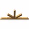 Ekena Millwork Saratoga Rough Sawn Timber Gable Bracket, Western Red Cedar, 72"W x 30"H x 4"D x 4"F, 10/12 Pitch GBW072X30X0404SAR00RWR - alternate 5